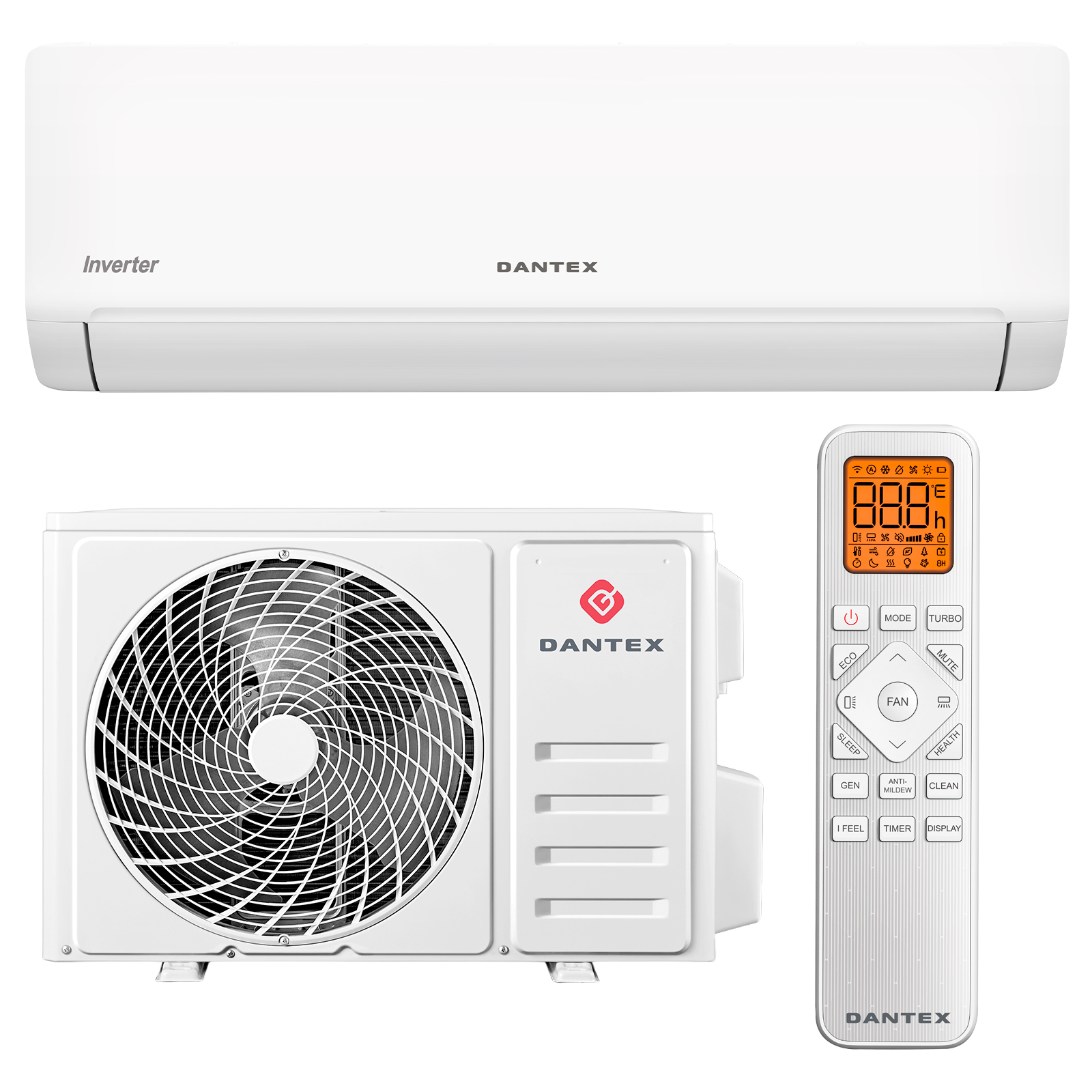 Настенный кондиционер Dantex RK-09KATGI/RK-09KATGIE Absolute Inverter