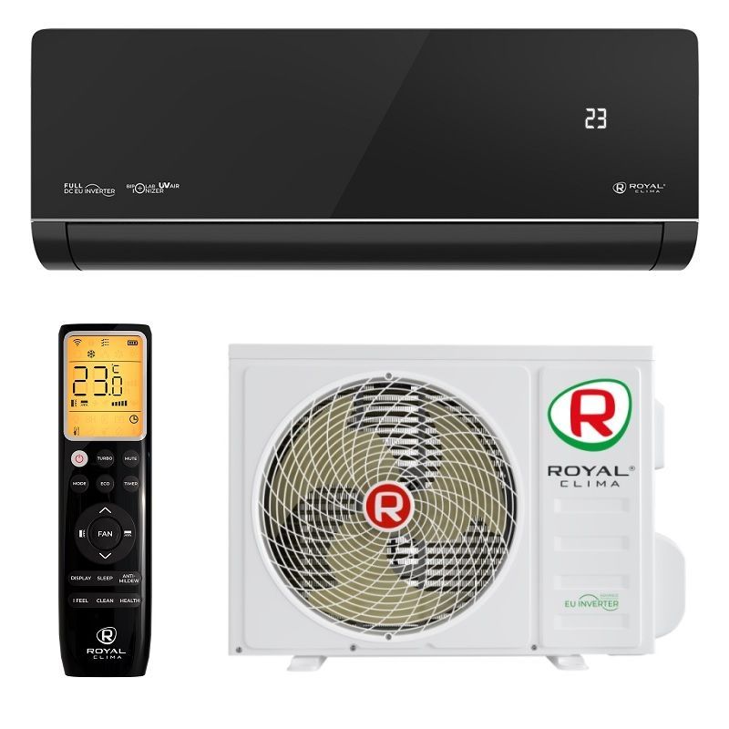 Настенный кондиционер Royal Clima RCI-RSN55HN Royal Supremo Nero Full DC EU Inverter