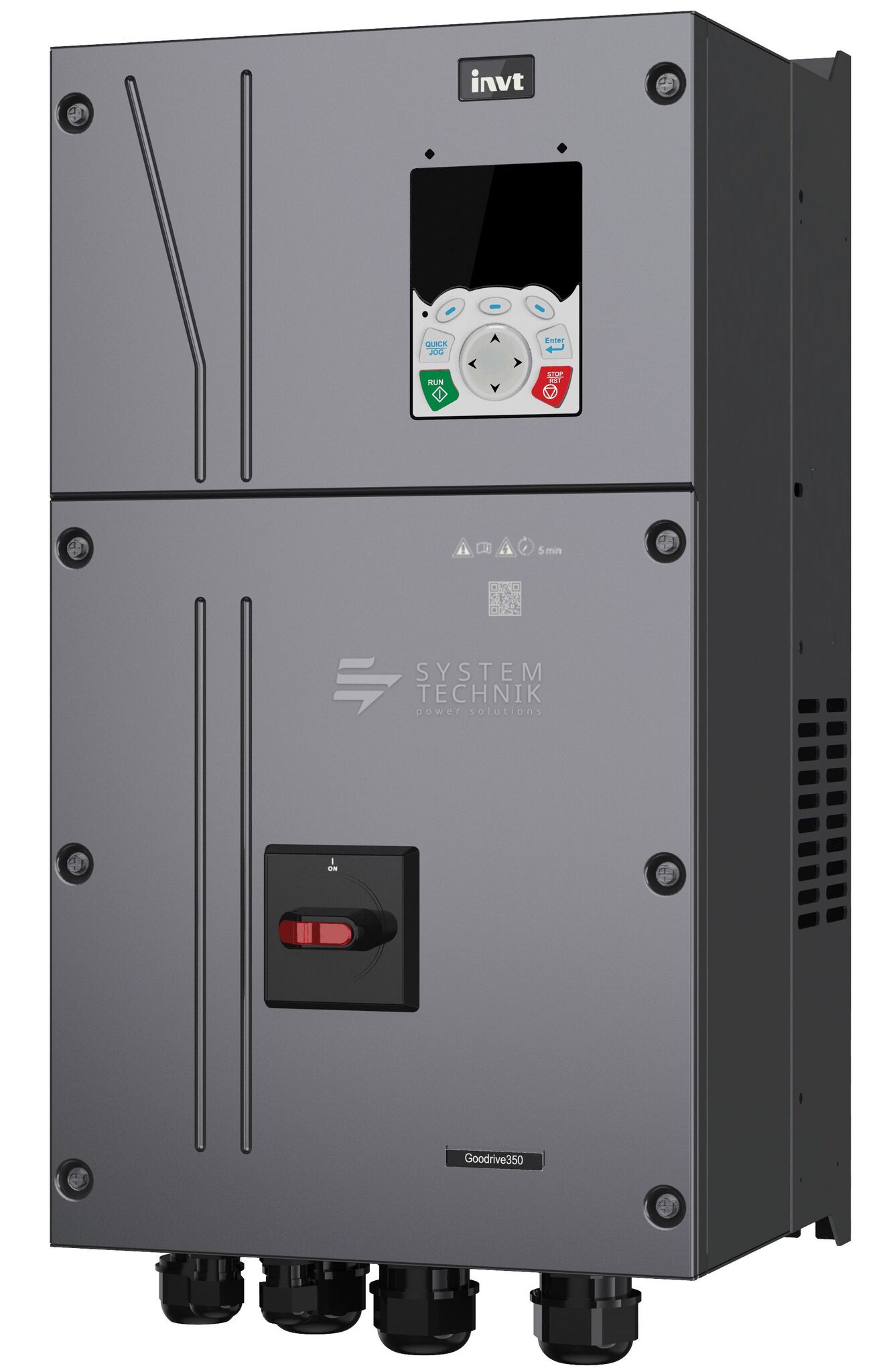 Частотный преобразователь INVT GD350-037G/045P-45-NS 37/45 кВт 380В IP55